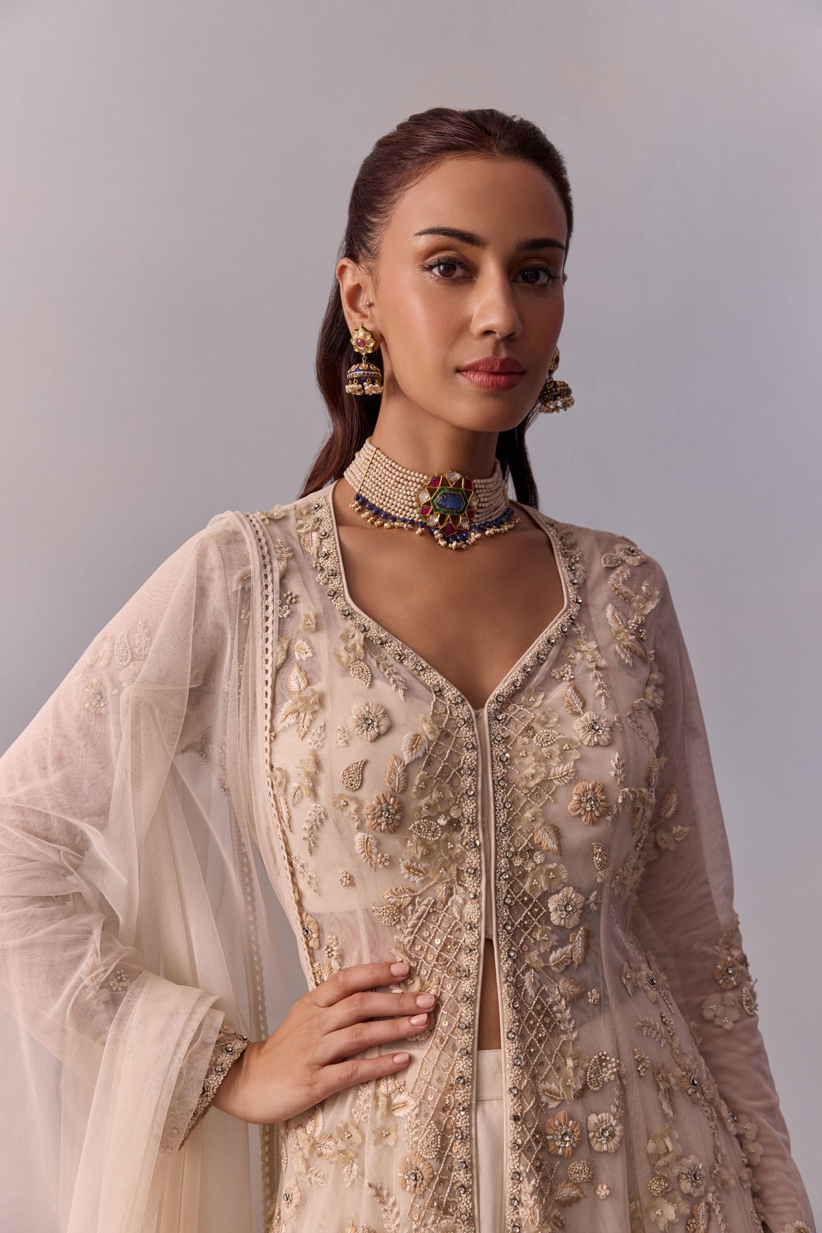 Off-white Mariam Gharara Set