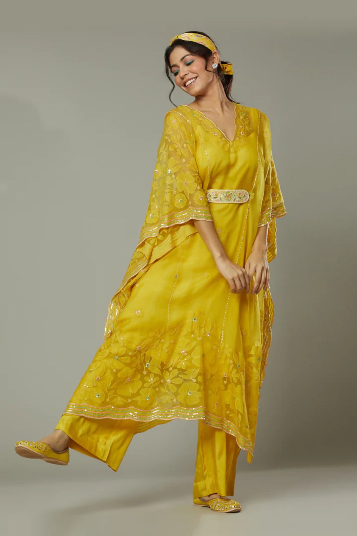 Mango Bite Kaftan Set