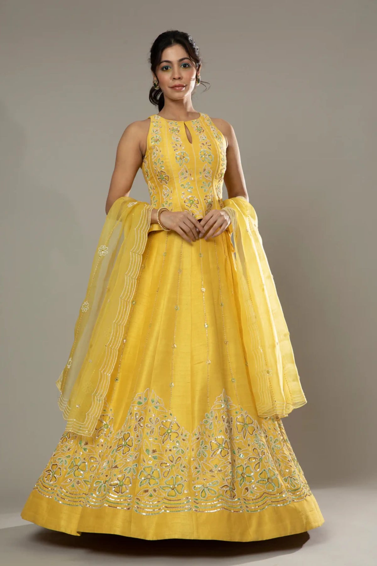 Mango Bite Lehenga Set