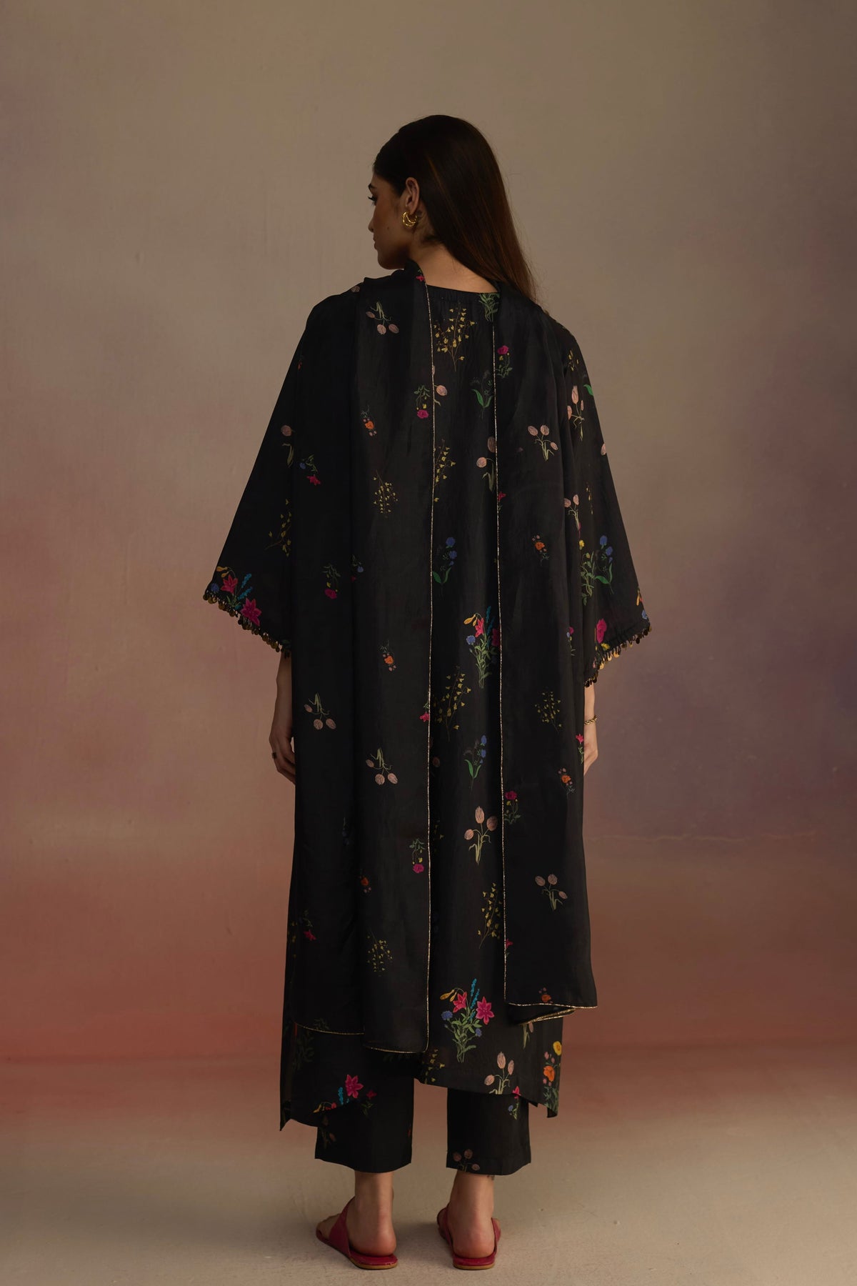 Zaira Long Black Kurta