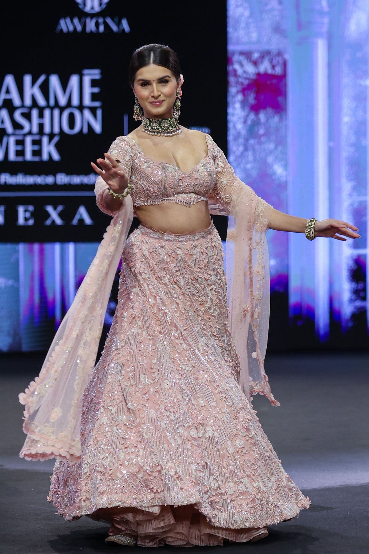 Rose Pink Lehenga Set