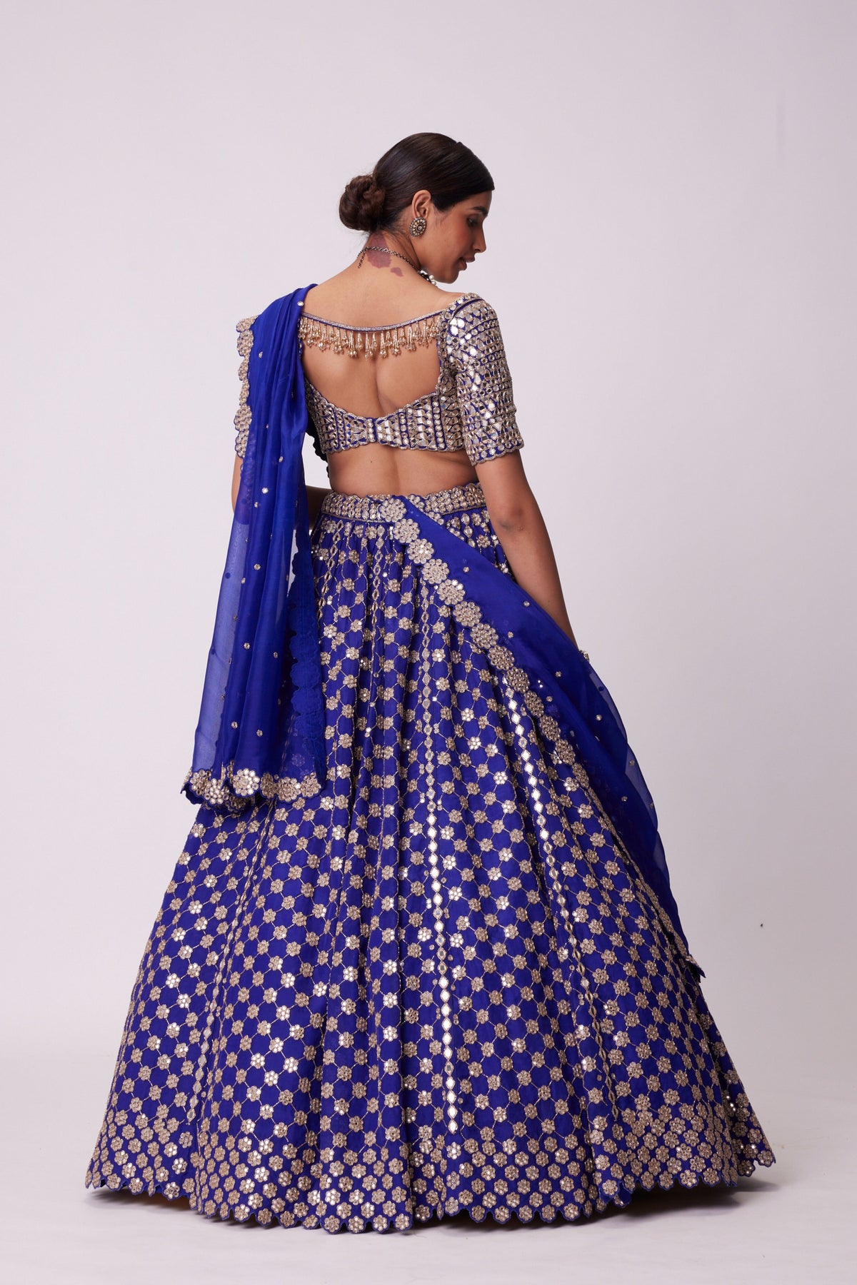 Persian Blue Lehenga Set