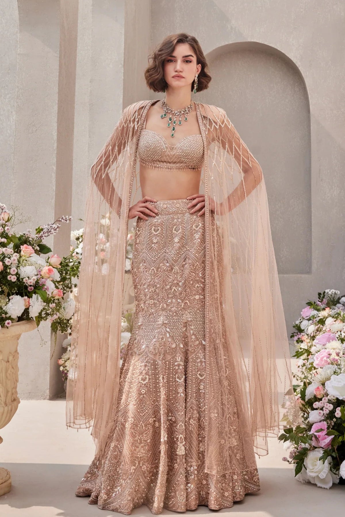 Blush Pink Lehenga Set