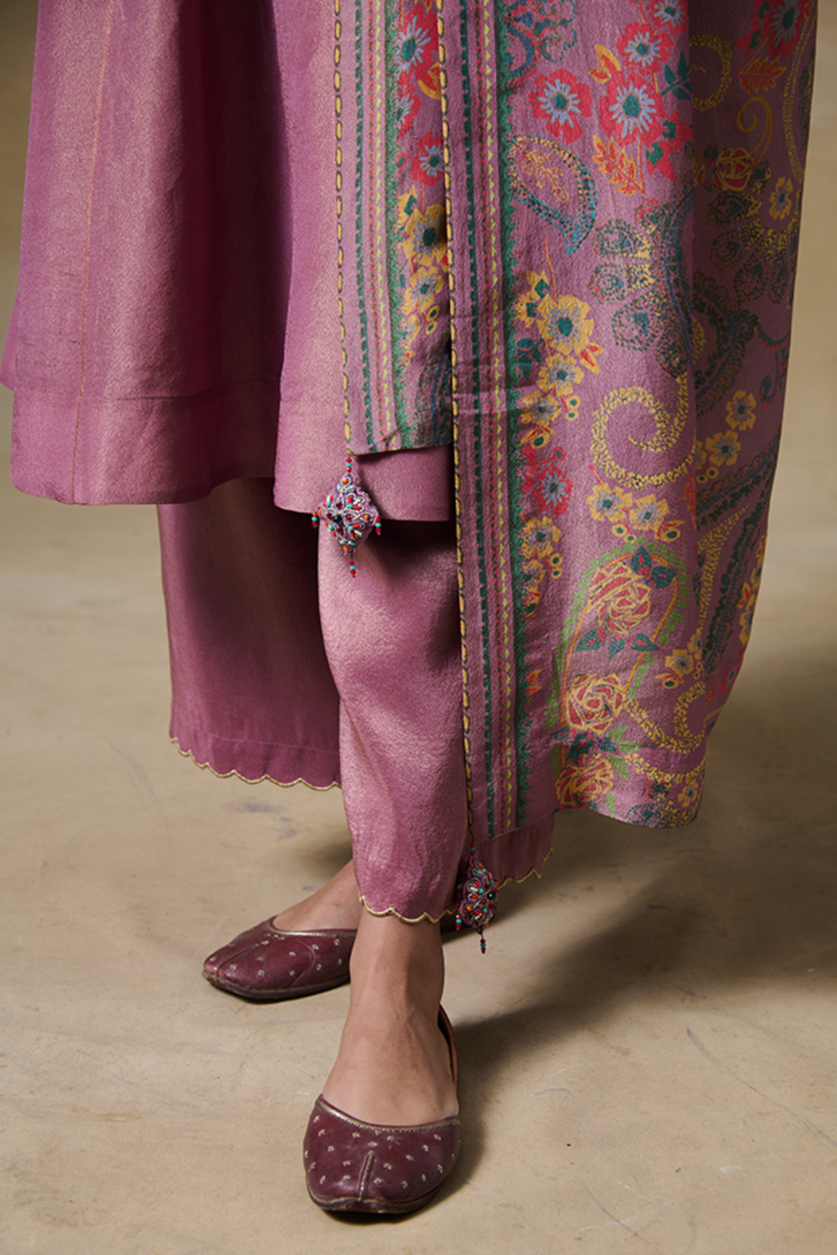 Farima Kurta Set in Pink