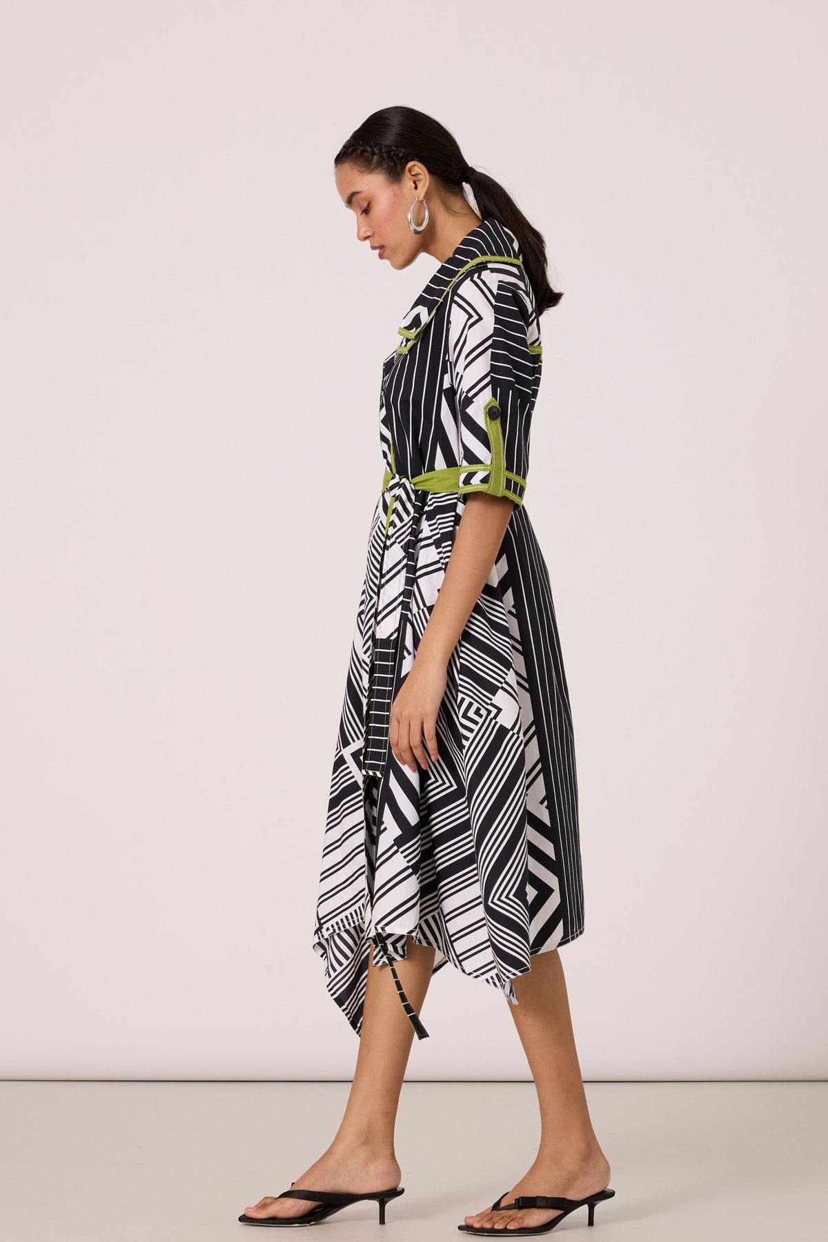 Juniper Asymmetric Printed Dress