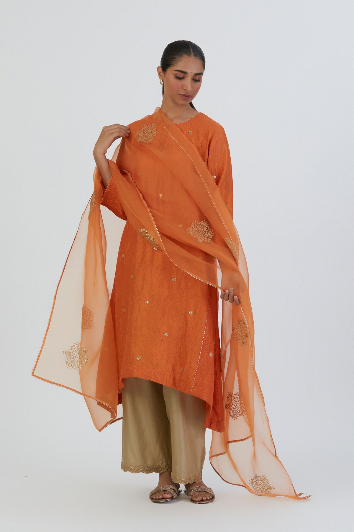 Deepa Orange Dupatta