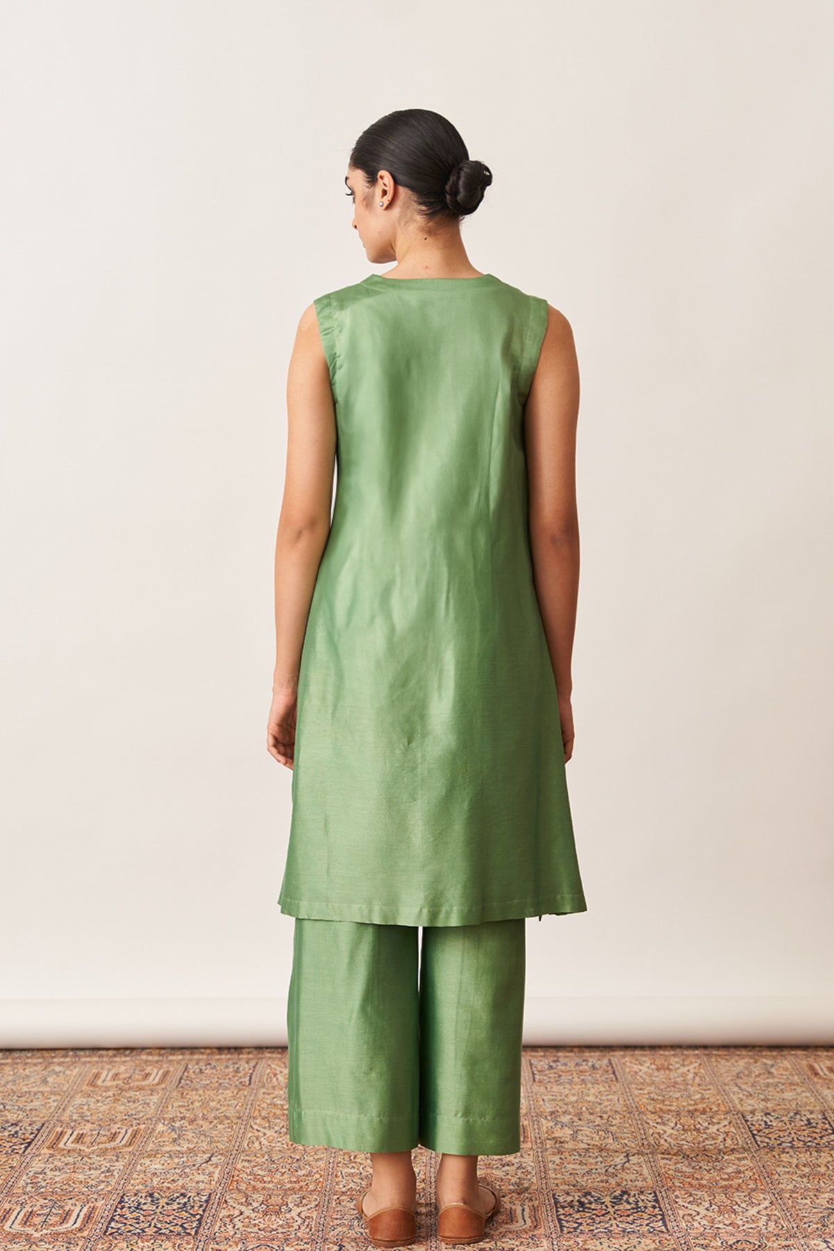 Pista Green Kurta Set