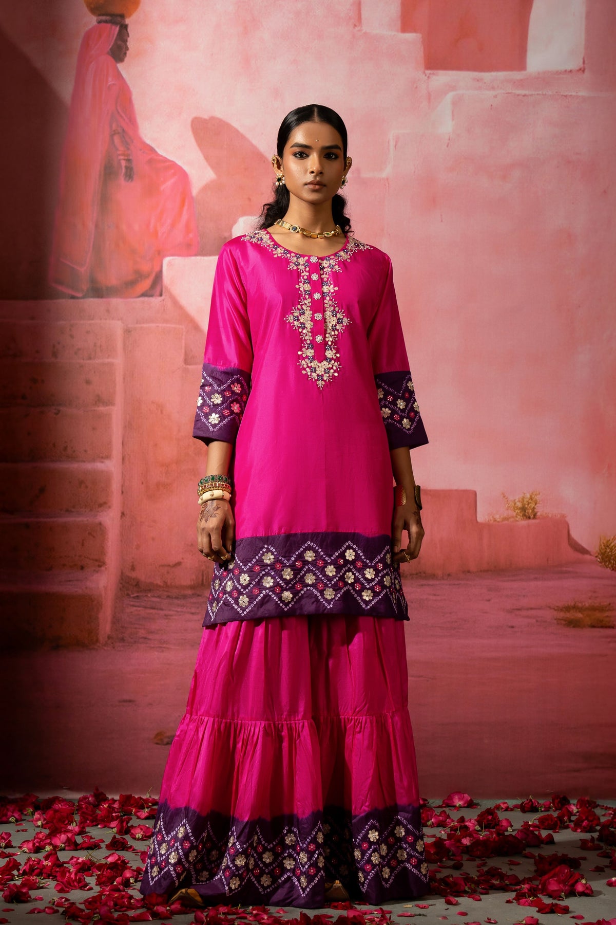 Rangeela Pink Sharara