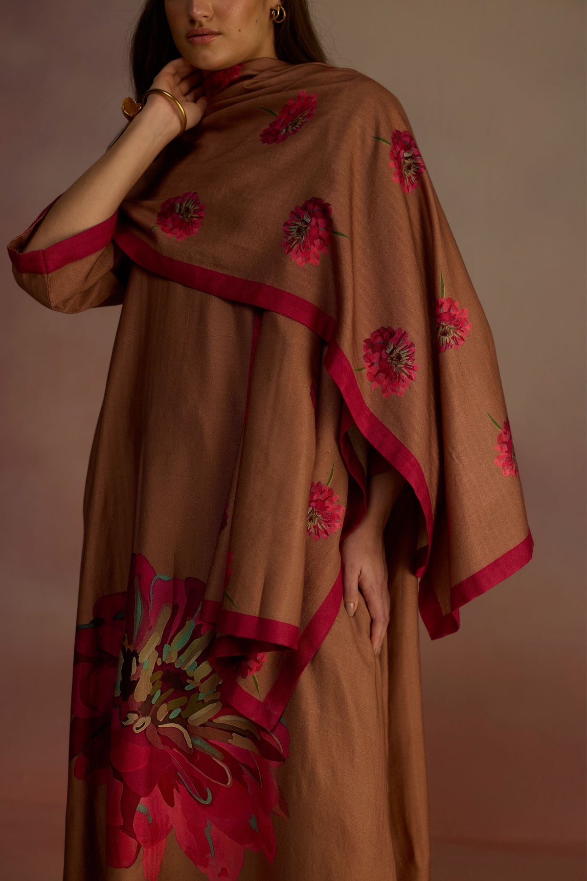 Woodapple Brown Kurta