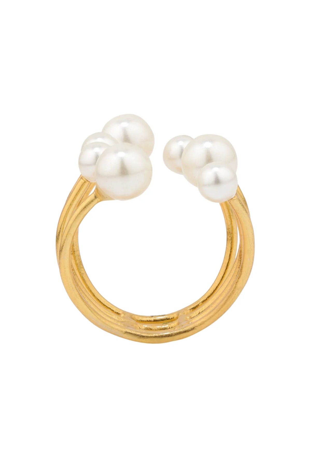 White Octopus Ring