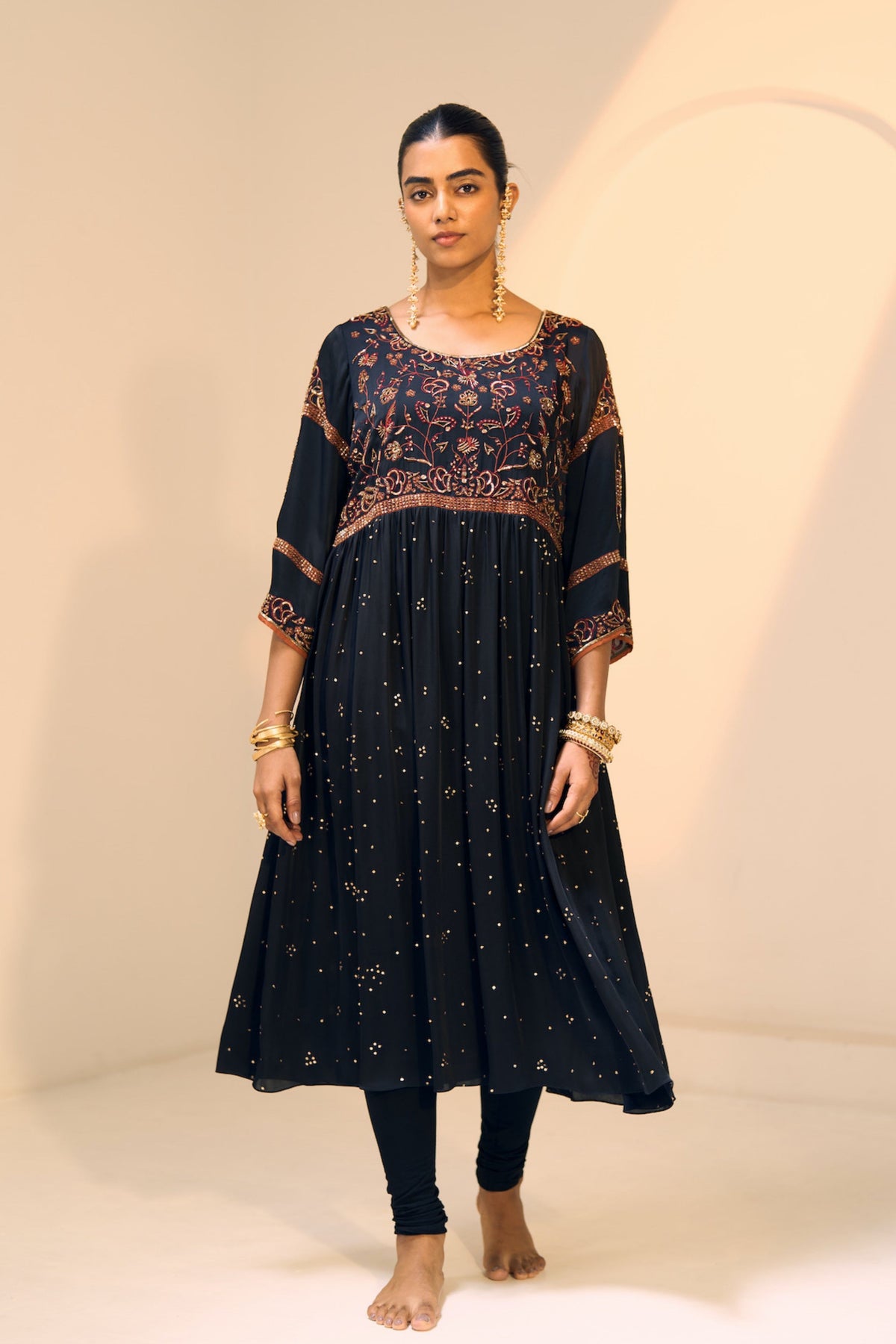 Black Lavanya Kurta Set