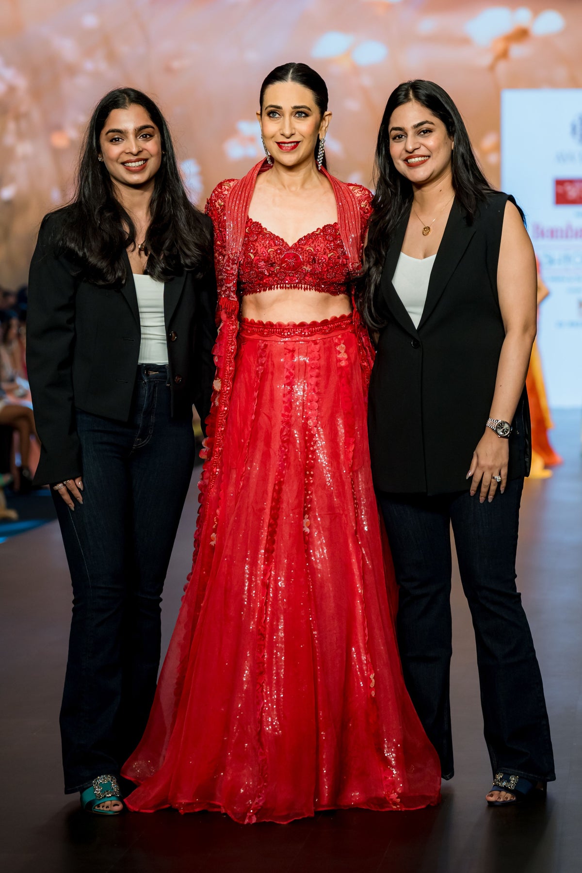 Coral Red Lehenga Set