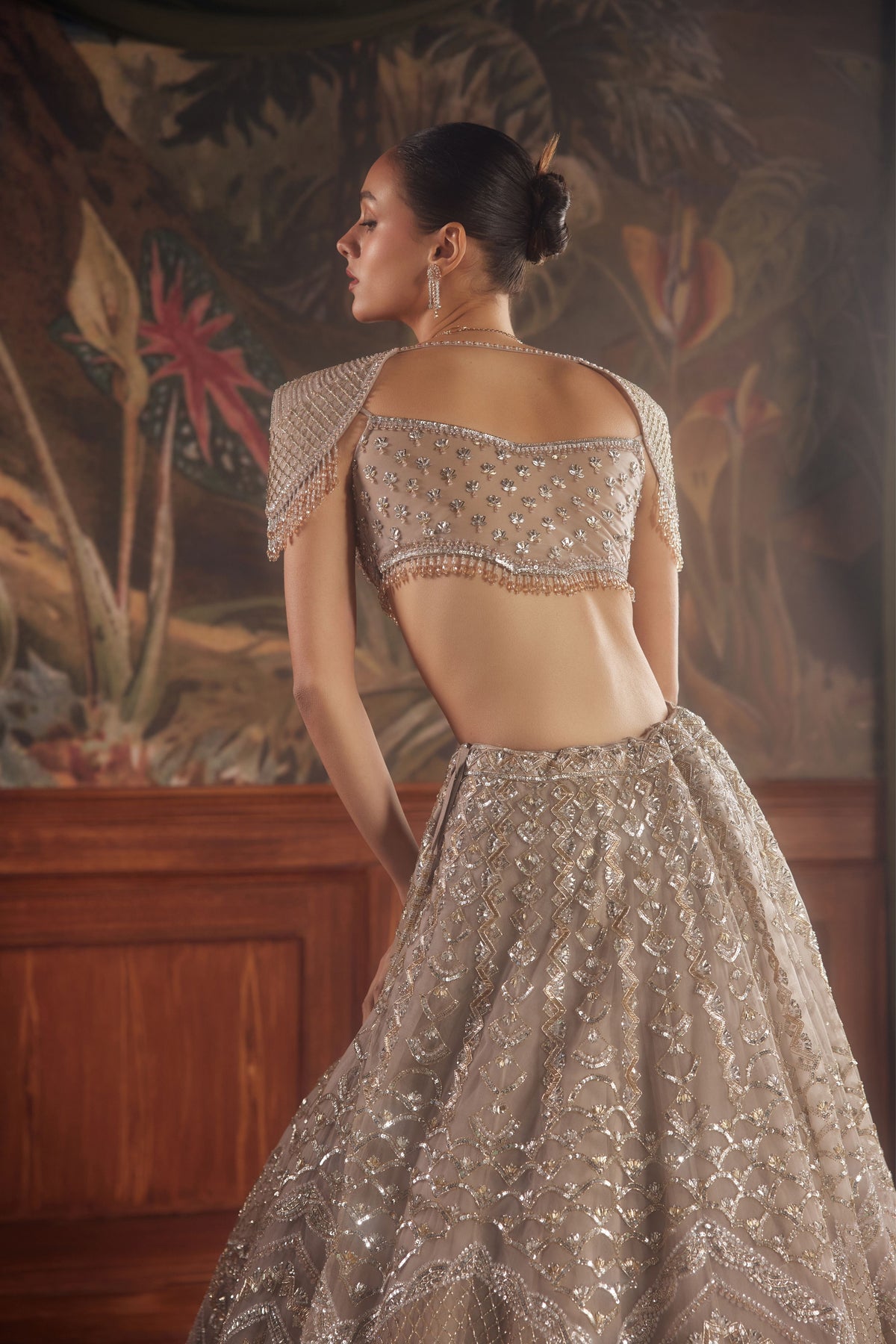 Caeli Grey Lehenga Set