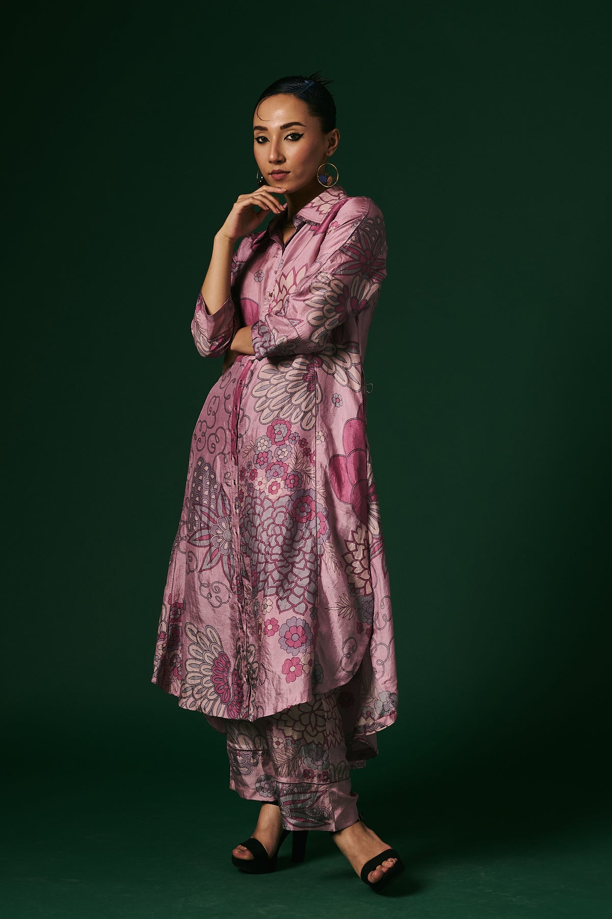 Onion Pink Kurta Set