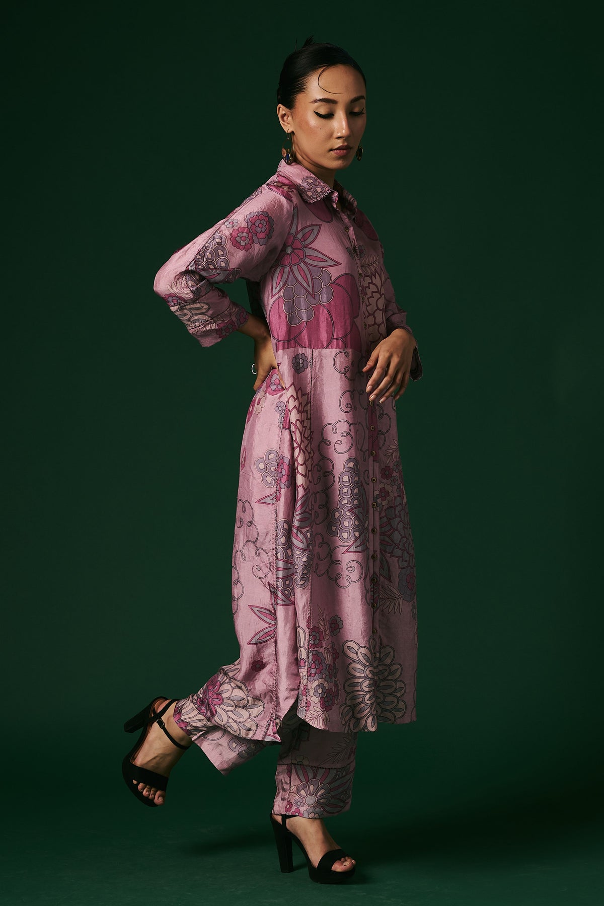 Onion Pink Kurta Set