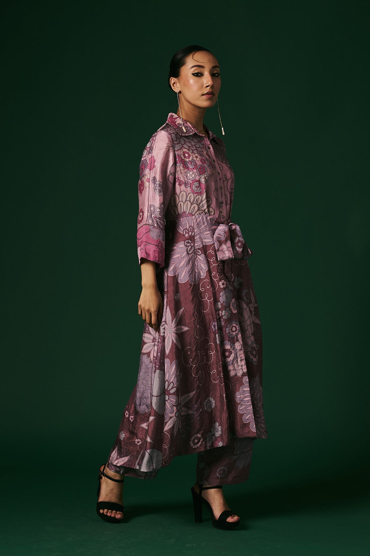 Kurta Set in Light Deep Onion Pink