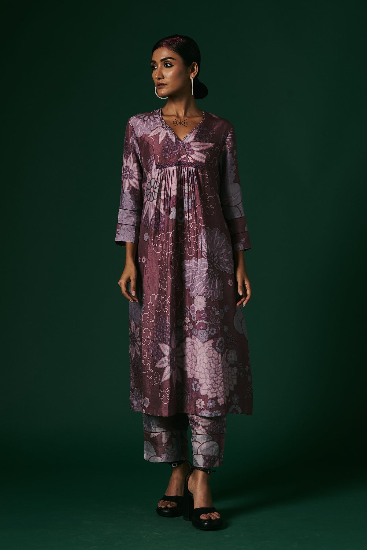 Mulberry Silk Kurta Set