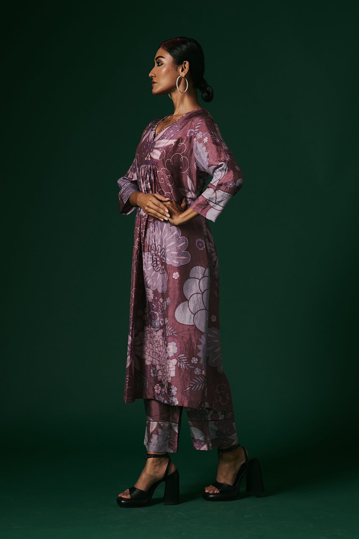 Mulberry Silk Kurta Set