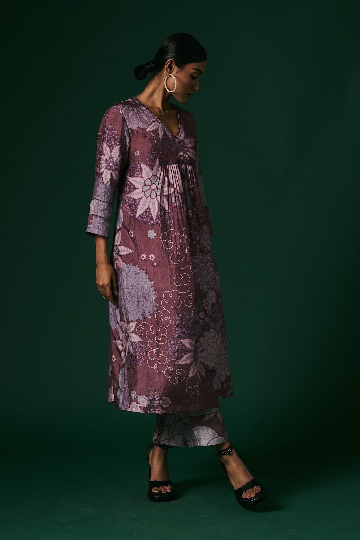 Mulberry Silk Kurta Set