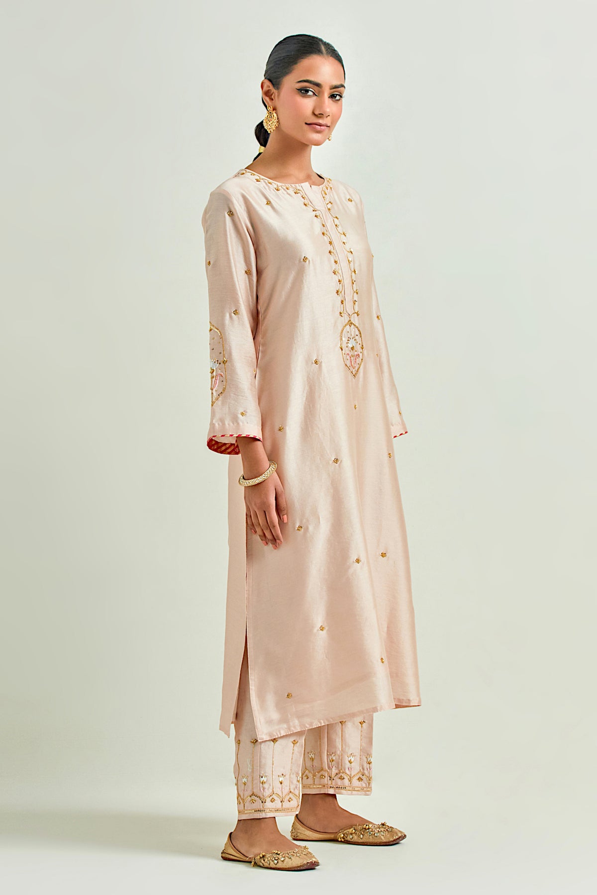 Old Rose Classic Kurta Set