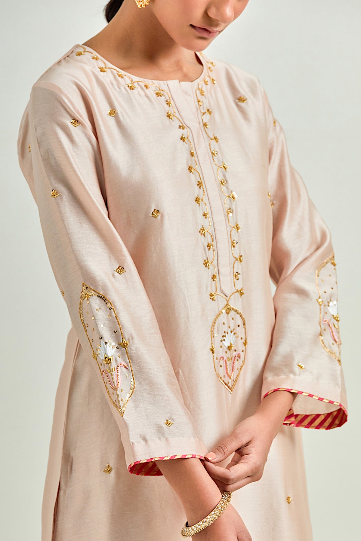 Old Rose Classic Kurta Set