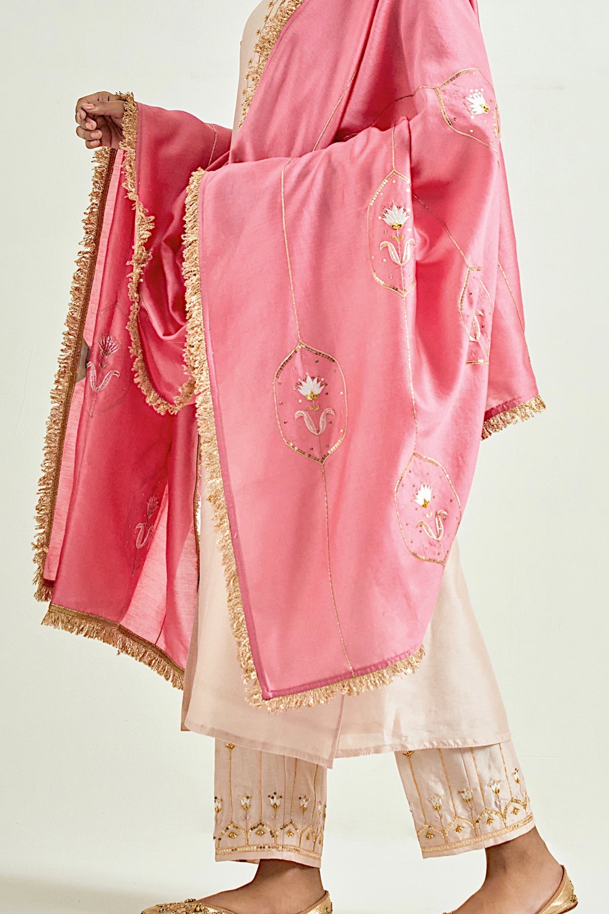 Old Rose Classic Kurta Set