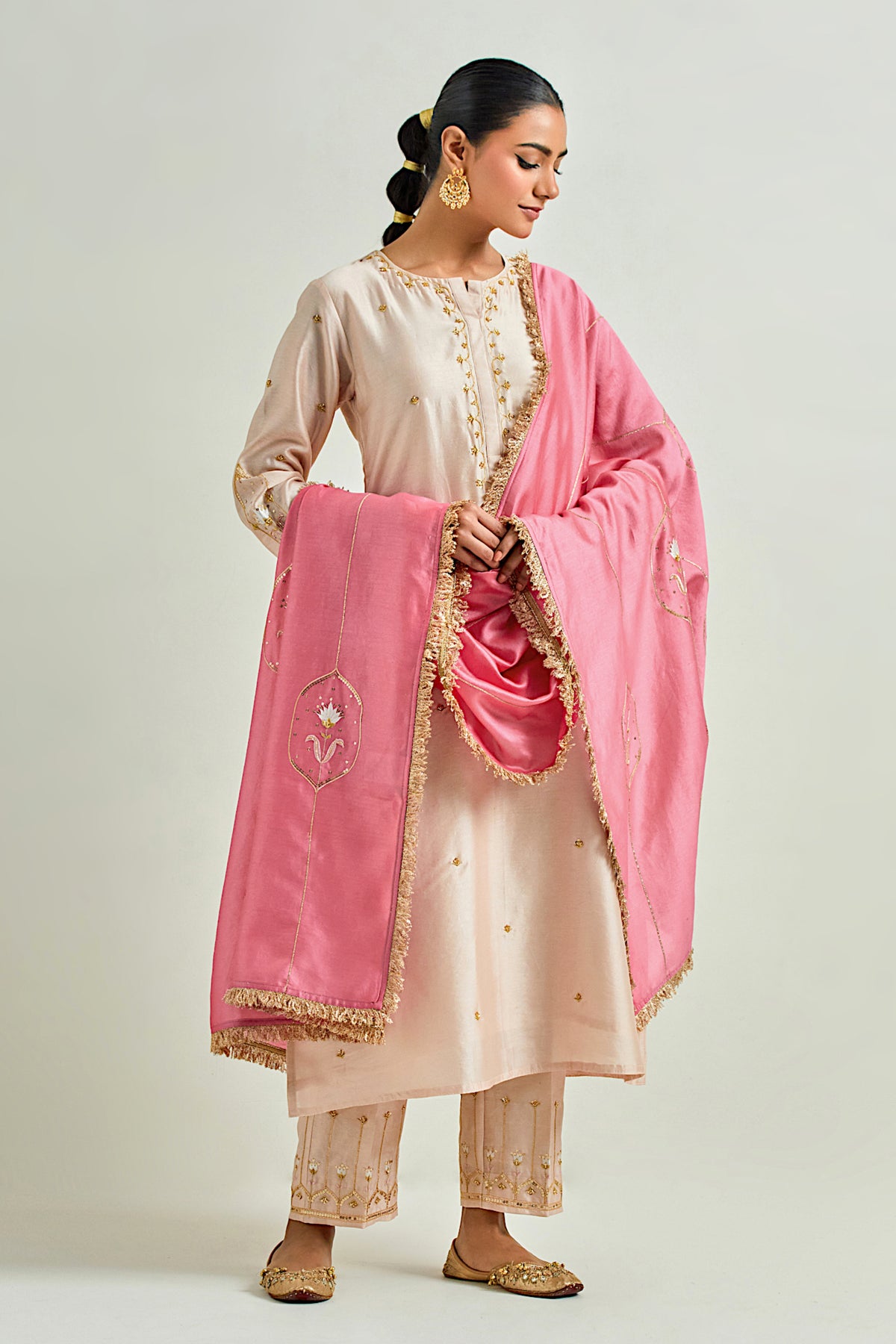 Old Rose Classic Kurta Set