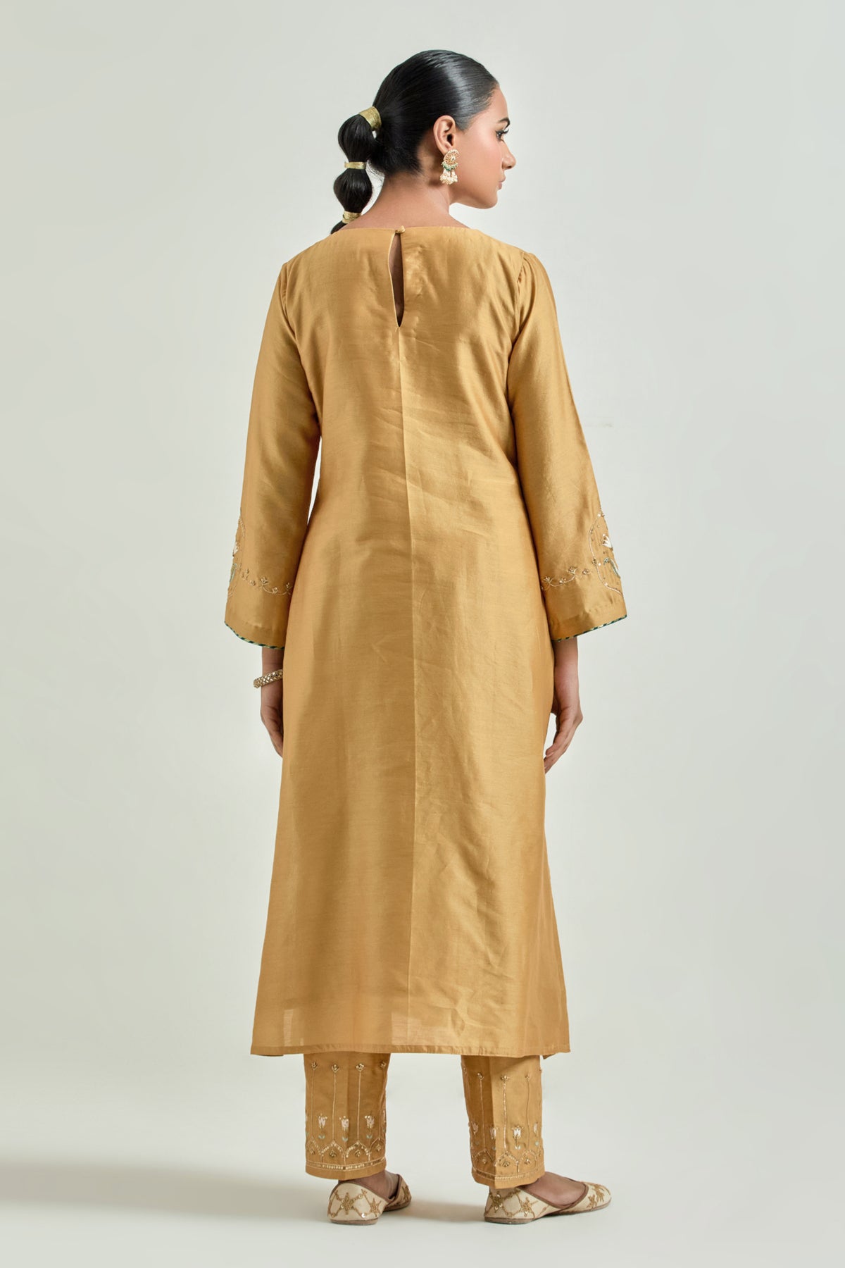 Mustard Classic Kurta Set