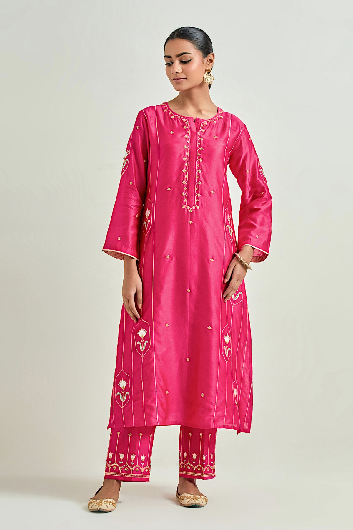 Fuchsia Classic Kurta Set