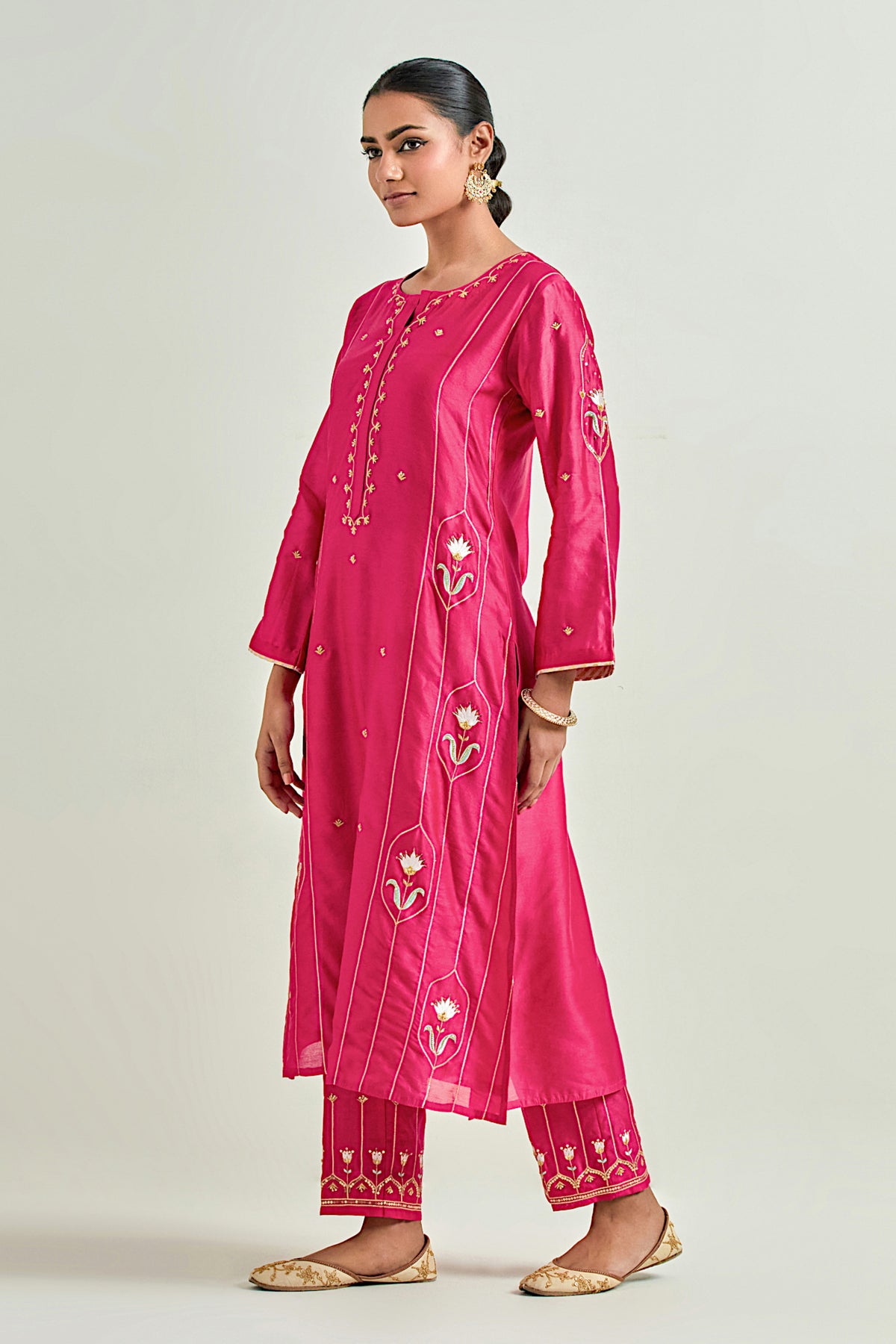 Fuchsia Classic Kurta Set