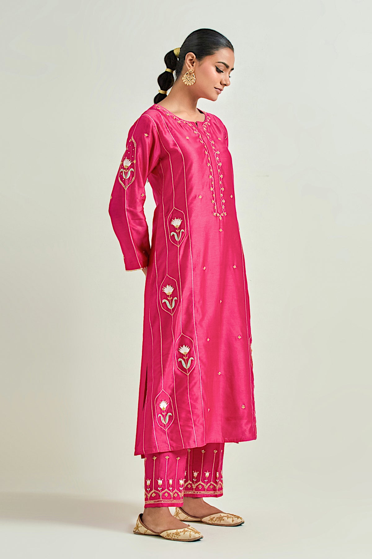 Fuchsia Classic Kurta Set