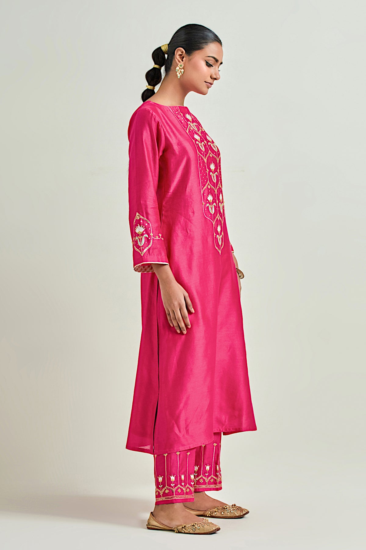 Fuchsia Classic Kurta Set