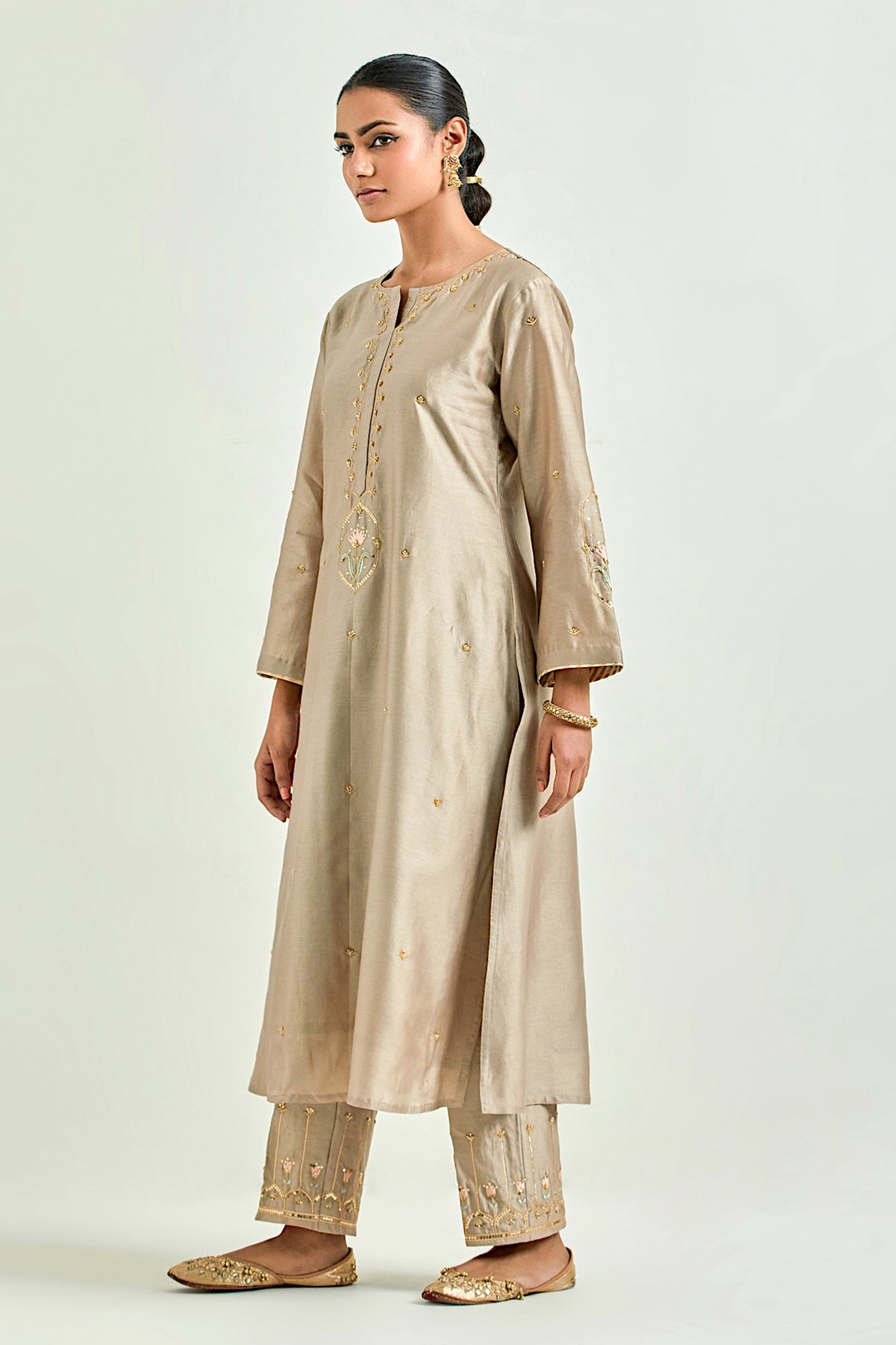 Brown Classic Kurta Set