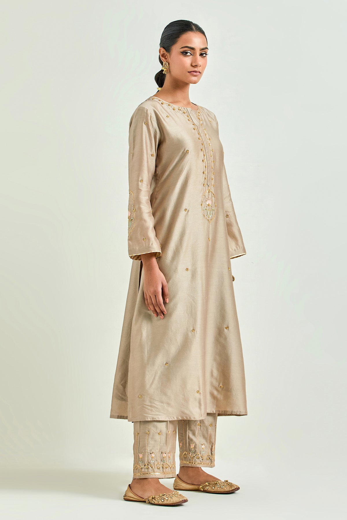 Brown Classic Kurta Set