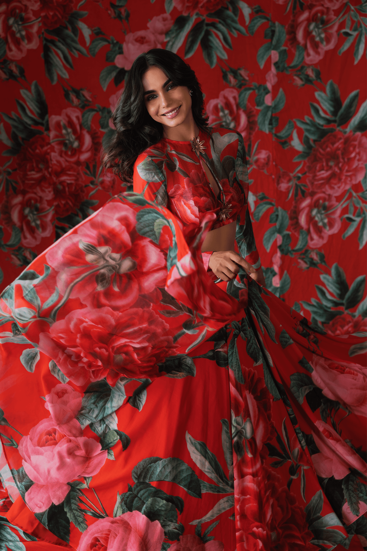 Red Lehenga Set