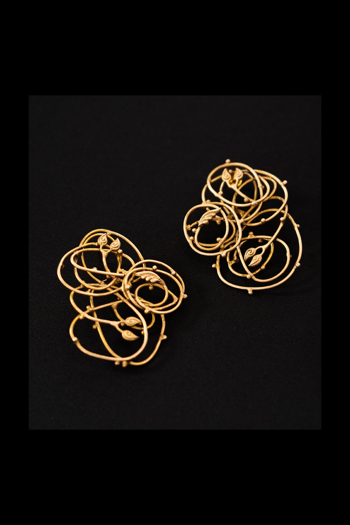 Twisted Stem Earrings