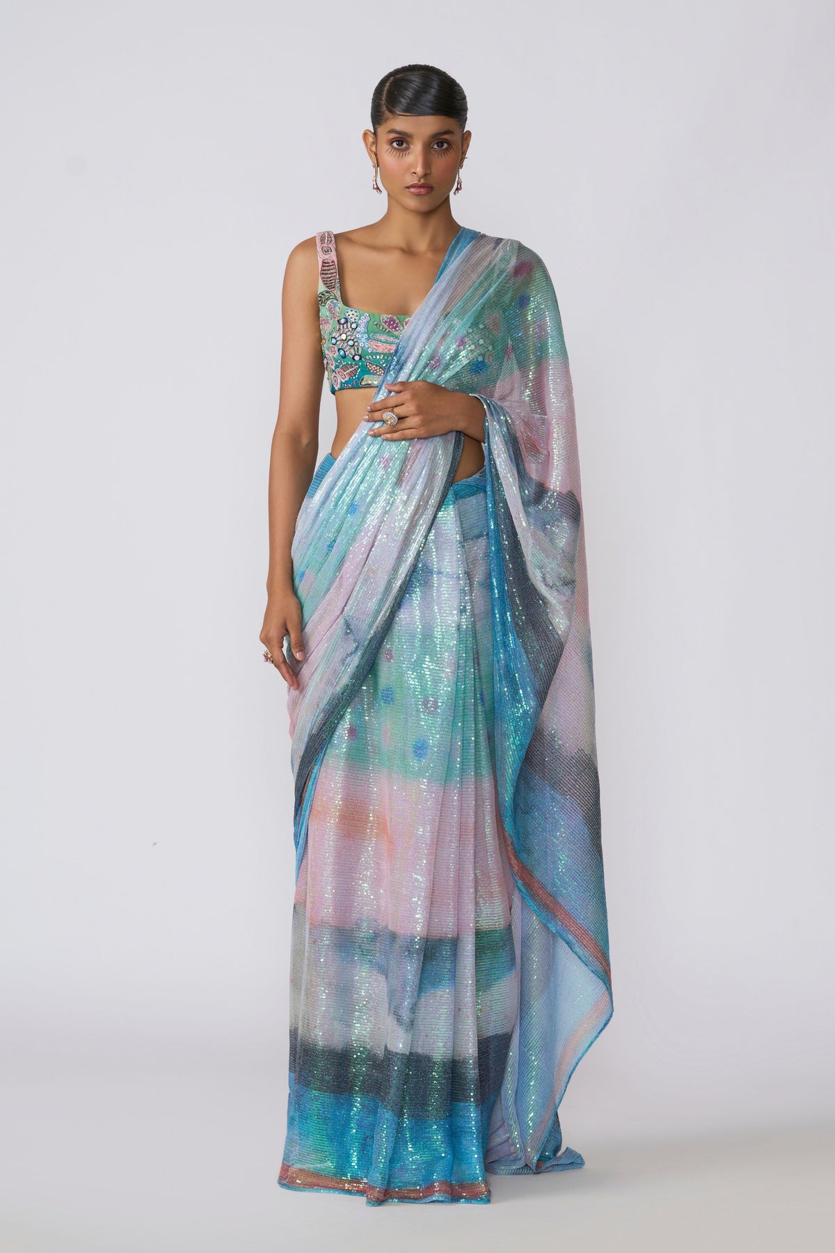 Aurora Spectra Saree