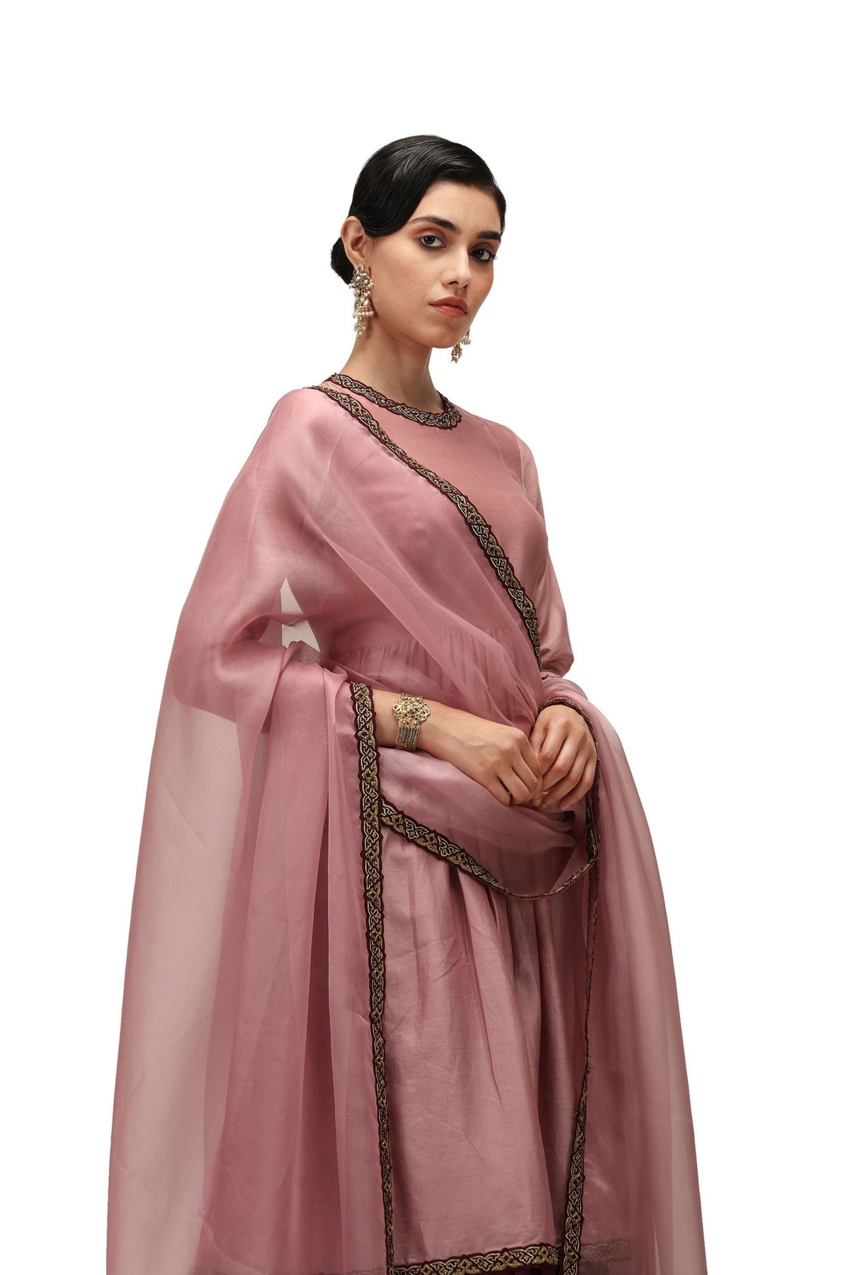 Ojaswini pink Kurta Set