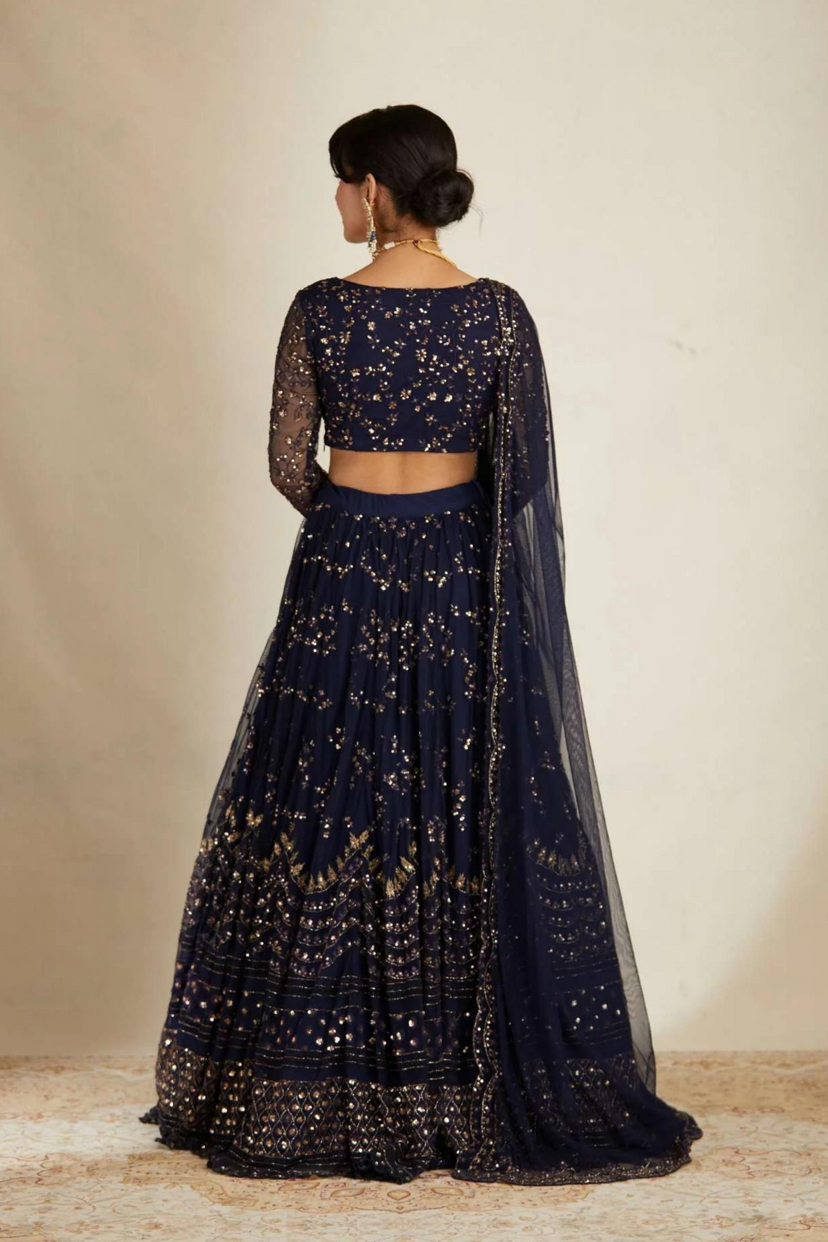 Sequence Work Lehenga Set