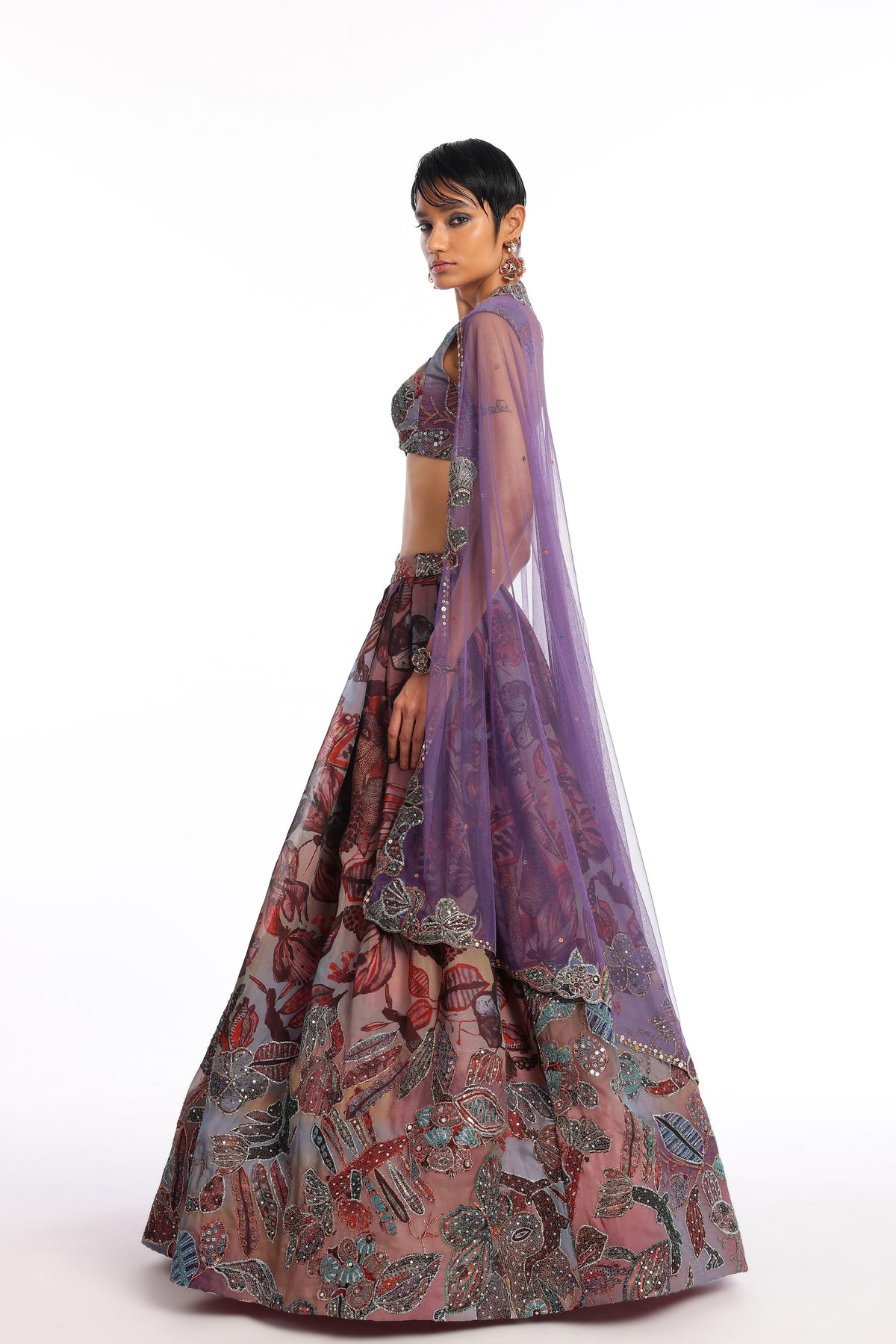 Catawba Peaceful Pastures Lehenga