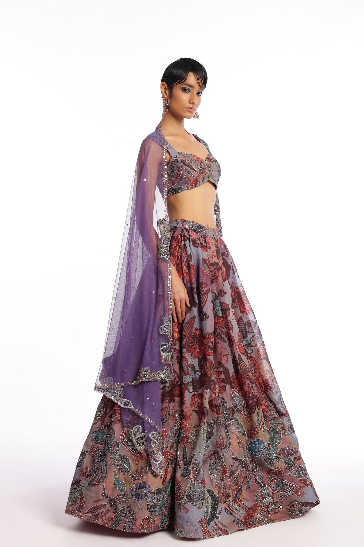 Catawba Peaceful Pastures Lehenga