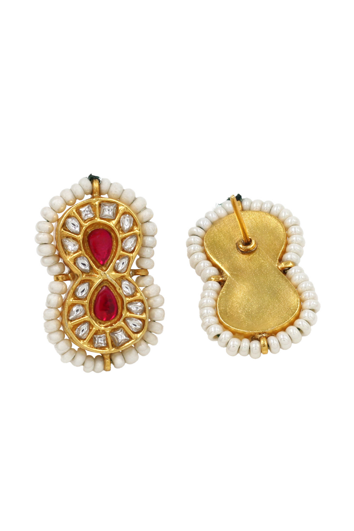 Regal Radiance Kundan Earrings.