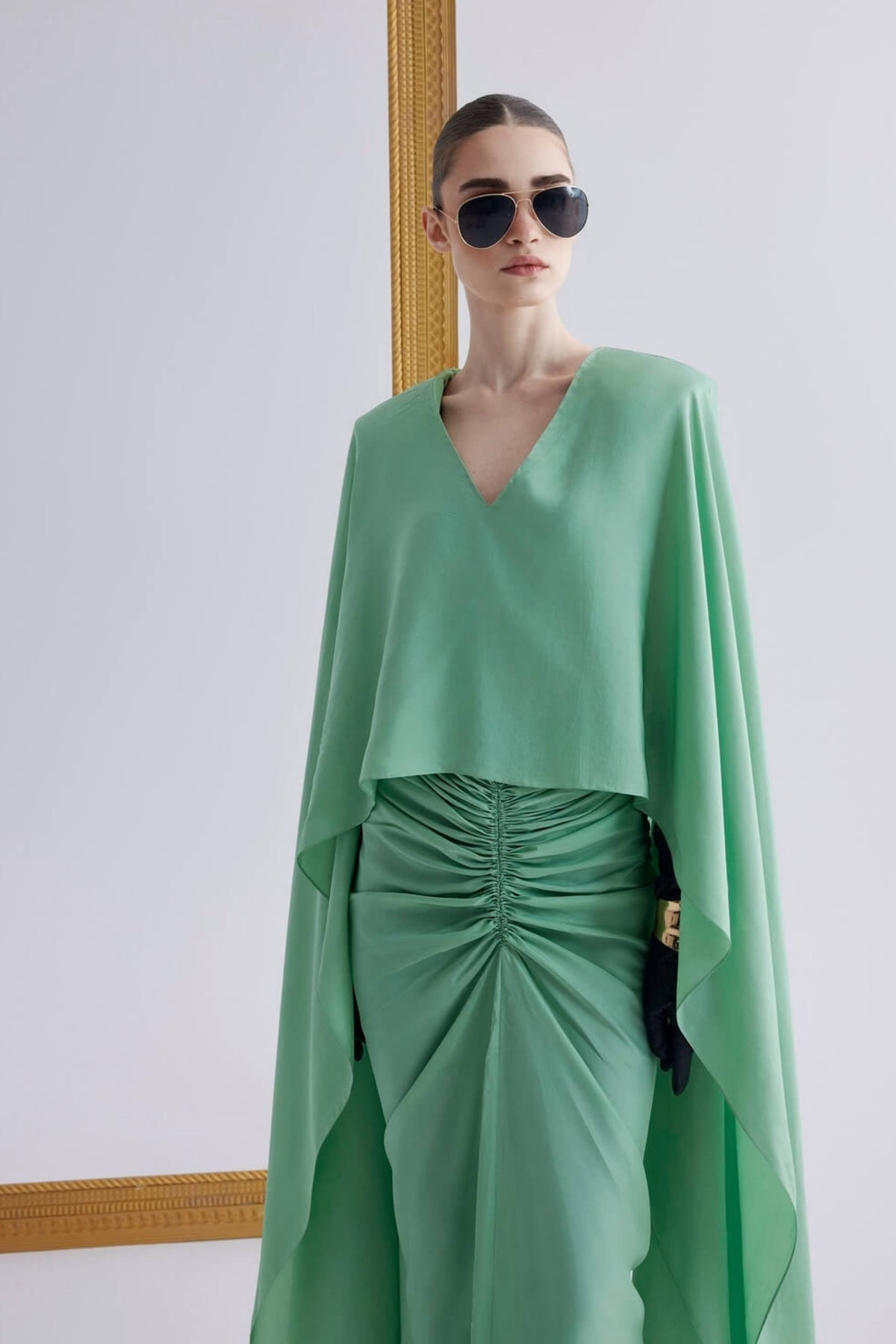 Magda Cape And Beau Skirt