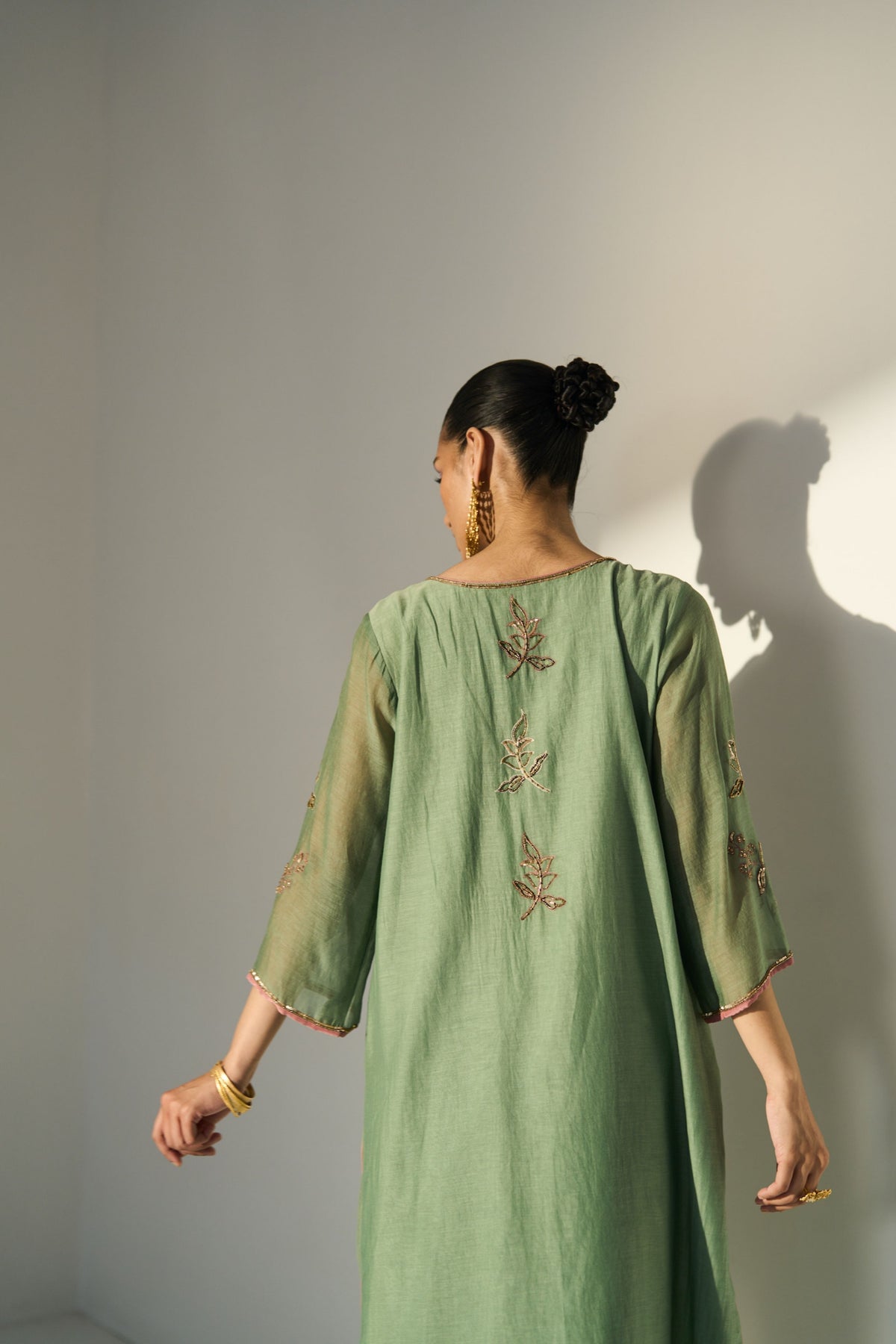 Green Balori Kurta