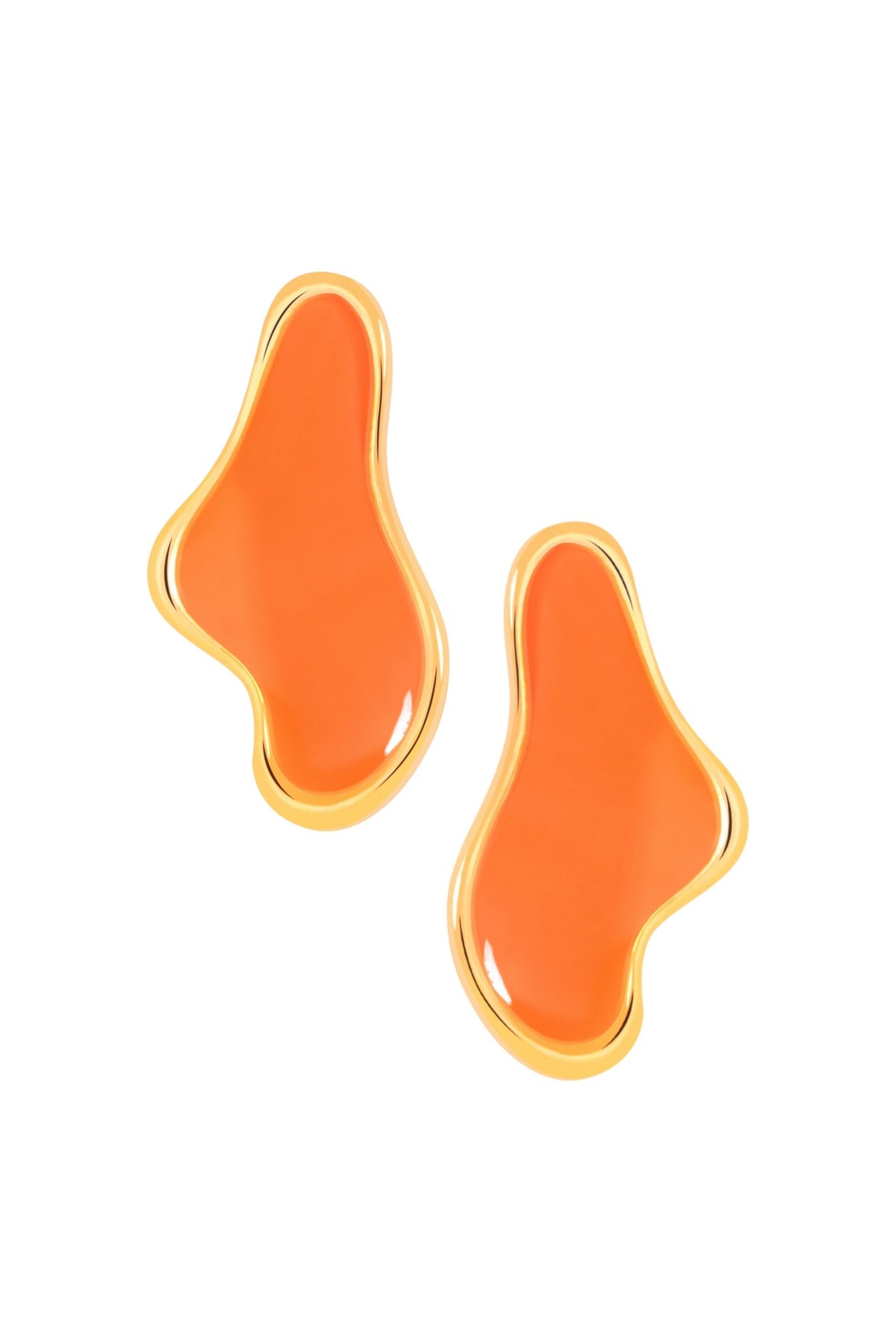 Ibiza Orange Earrings