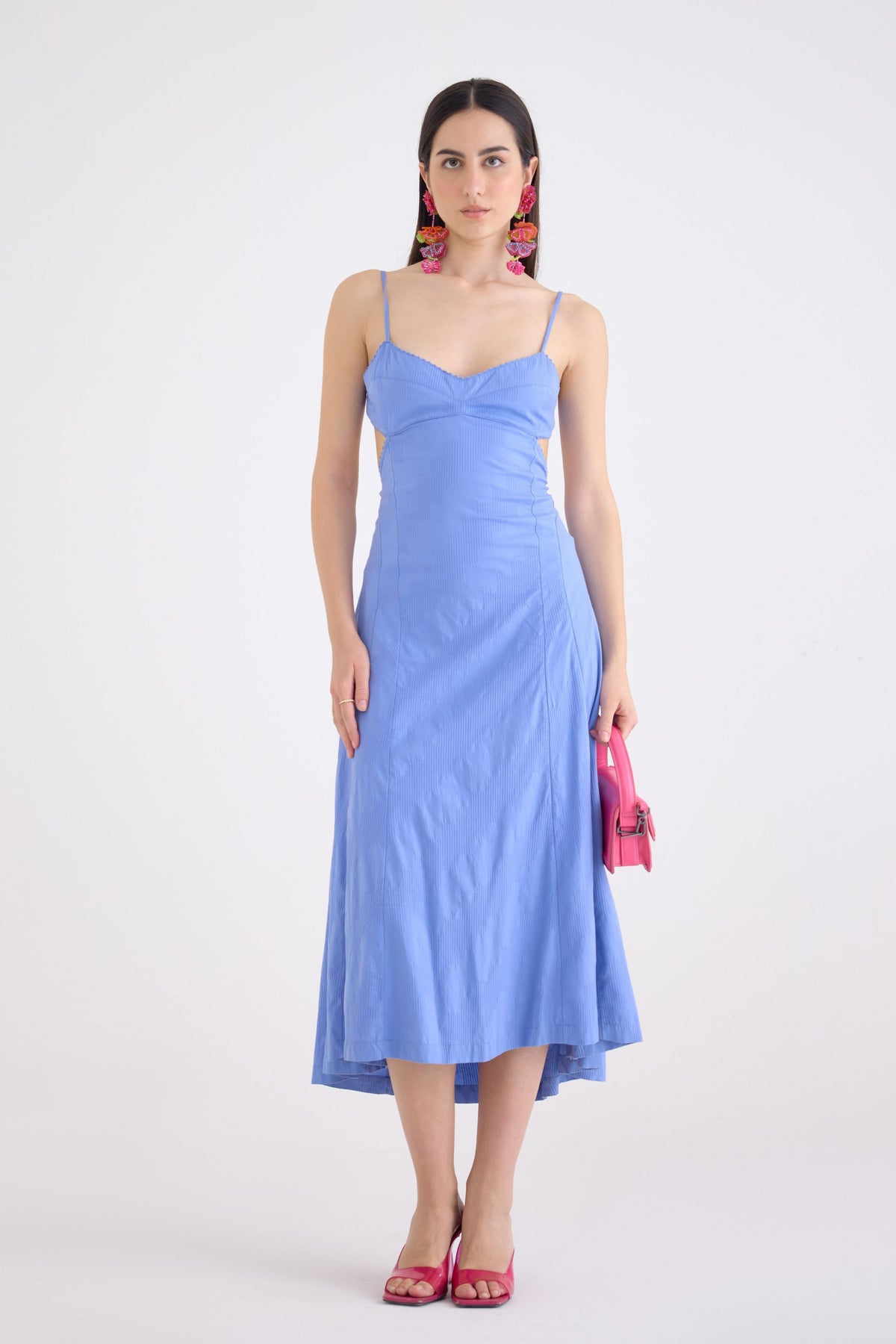 Dania Blue Midi Dress