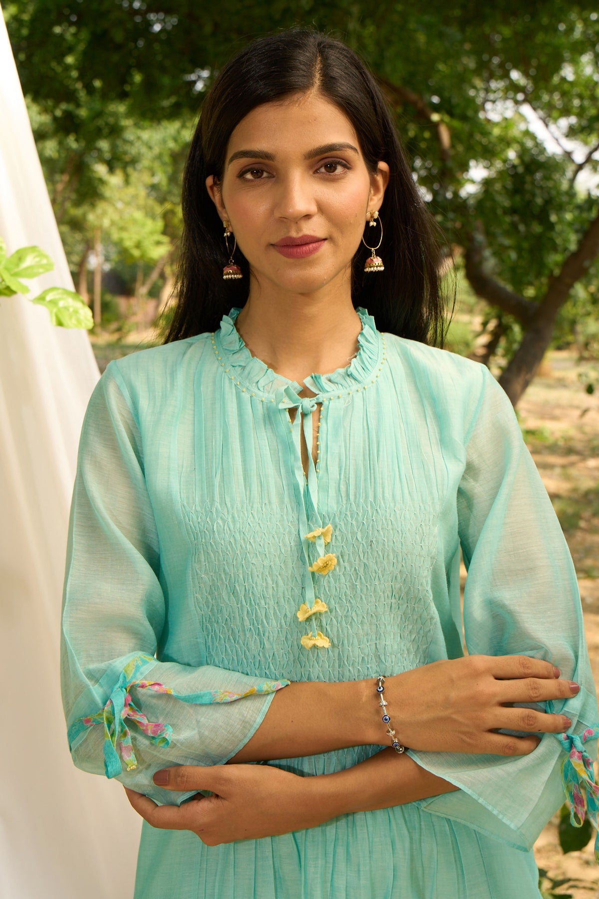 Turquoise Kurta Set