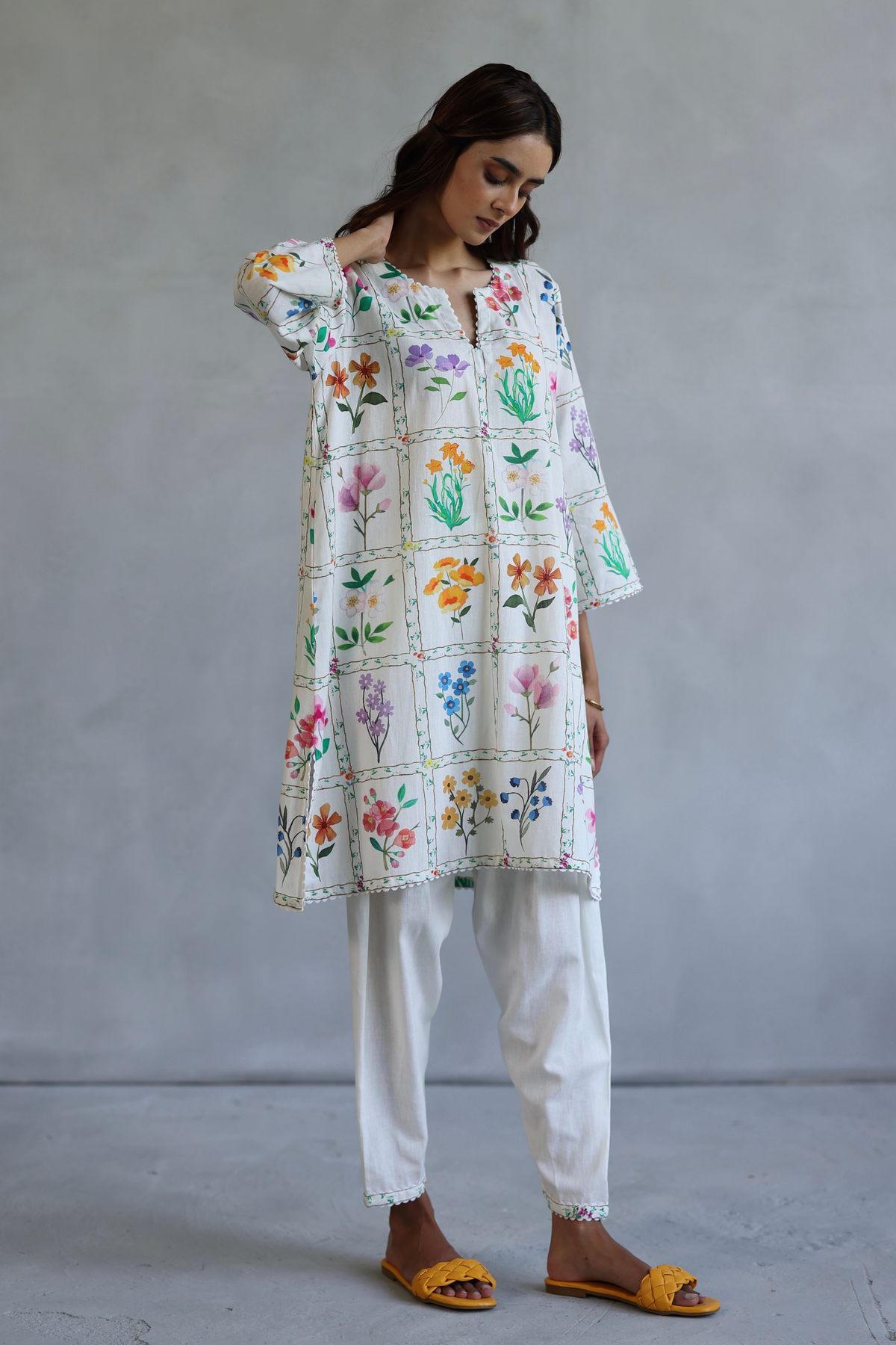 Ivory Esther Tunic Set