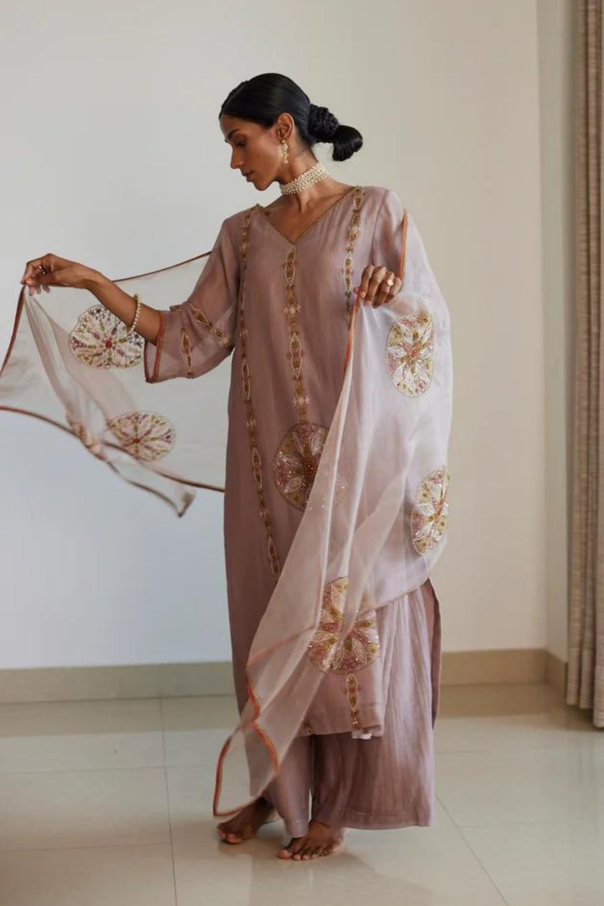 Grey Uday Dupatta