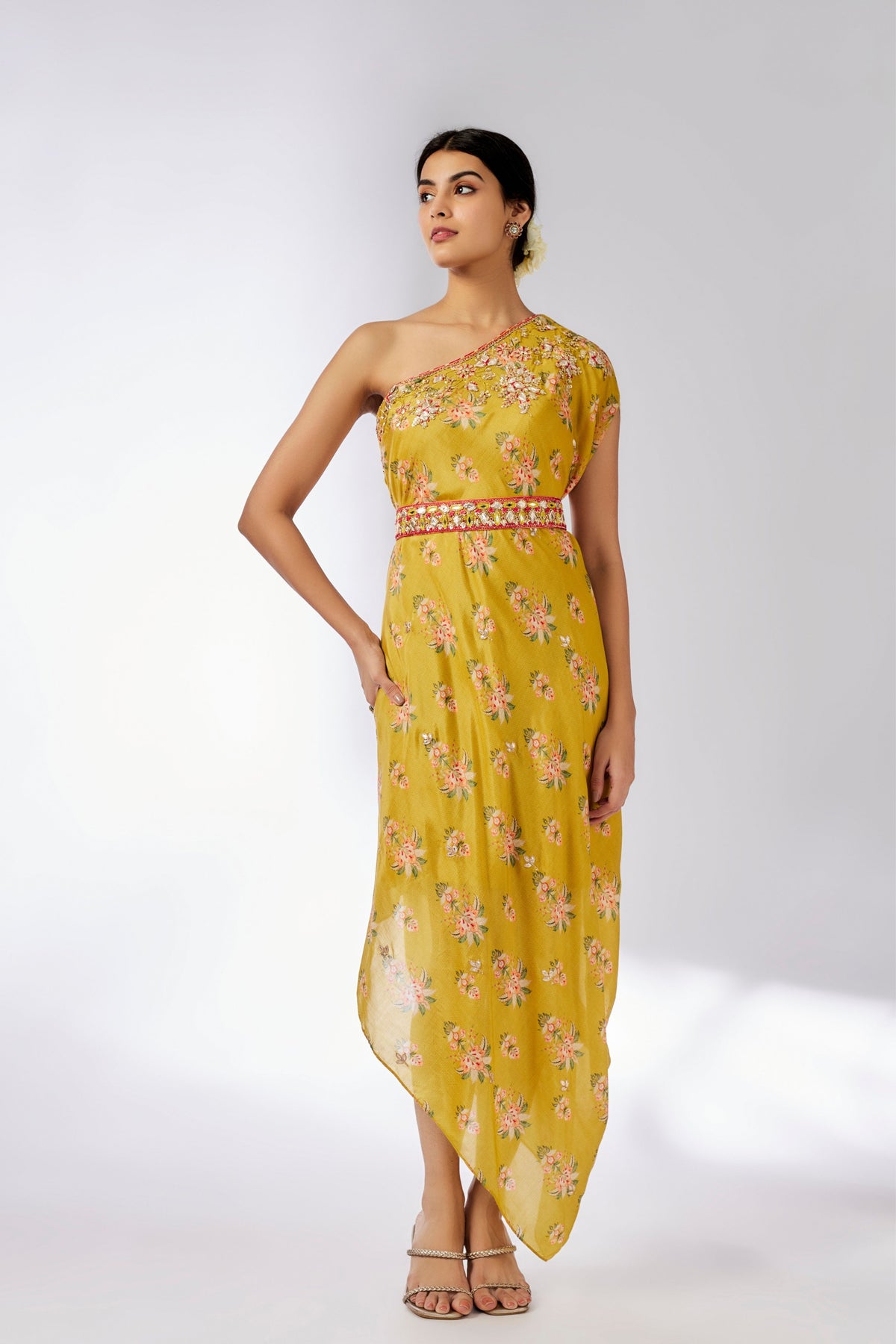 Mustard Zoya Dress